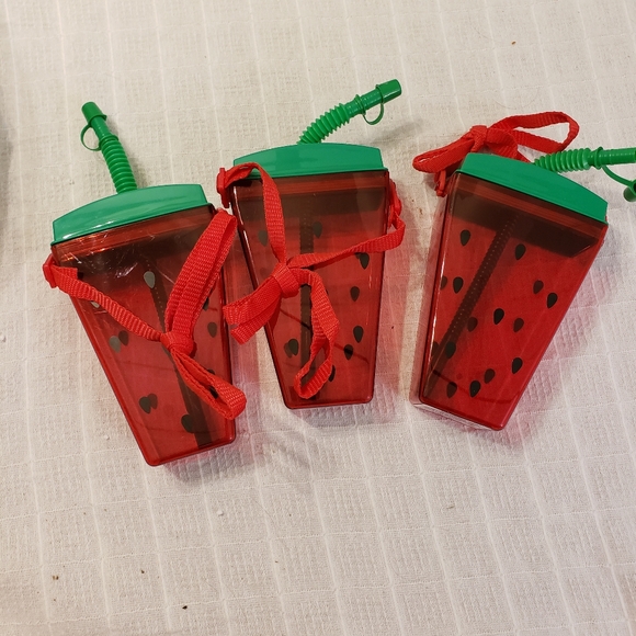Watermelon tumblers with strap - Picture 1 of 4
